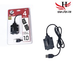 نمایش جزئیات برای هاب سيم دار ايکس پي 4 پورت xp-801 تصویر هاب سيم دار ايکس پي 4 پورت xp-801